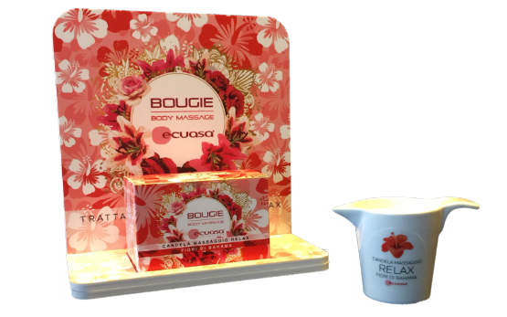 Candela cosmetica Relax Fiori delle Bahama